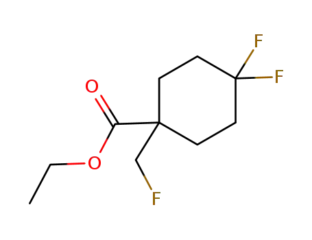 ethyl 4,4-difluoro-1-(fluoromethyl)cyclohexanecarboxylate