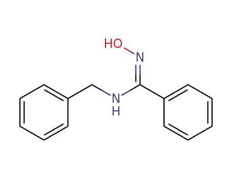 Molecular Structure of 3488-55-9 (N-benzyl-N-hydroxy-benzenecarboximidamide)