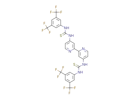 1,1'-([2,2'-bipyridine]-4,4'-diyl)bis(3-(3,5-bis(trifluoro-methyl)phenyl)thiourea)