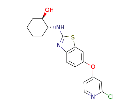 (1R,2R)-2-(6-(2-chloropyridin-4-yloxy)benzo[d]thiazol-2-ylamino)cyclohexanol