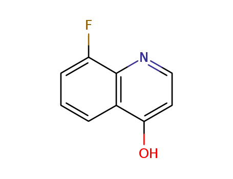 Molecular Structure of 63010-71-9 (8-FLUORO-4-HYDROXYQUINOLINE)