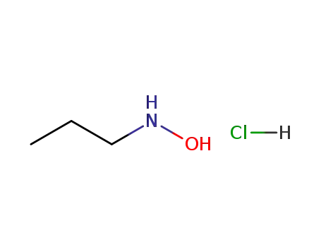 Molecular Structure of 85264-32-0 (1-Propanamine, N-hydroxy-, hydrochloride)