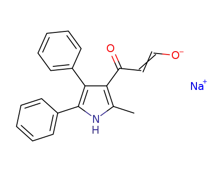 sodium (2-methyl-4,5-diphenyl-1H-pyrrol-3-yl)-3-oxoprop-1-en-1-olate