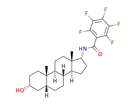 N-(3α-hydroxy-5β-androstan-17α-yl)-pentafluorobenzamide