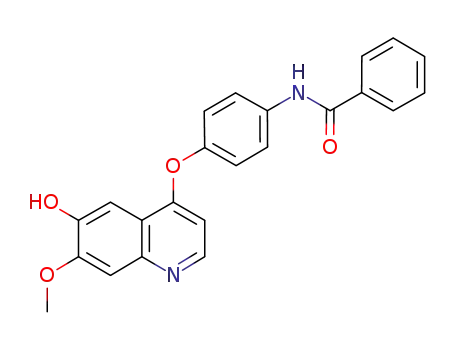Benzamide, N-[4-[(6-hydroxy-7-methoxy-4-quinolinyl)oxy]phenyl]-