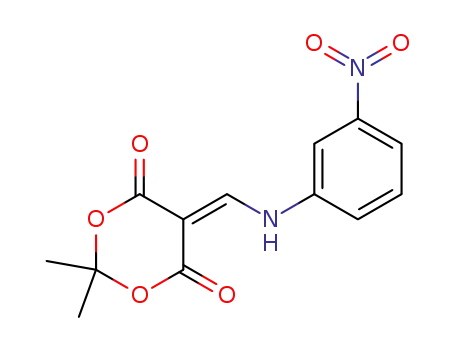 1,3-Dioxane-4,6-dione,
2,2-dimethyl-5-[[(3-nitrophenyl)amino]methylene]-