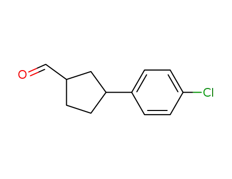 3-(4-chlorophenyl)cyclopentanecarboxaldehyde