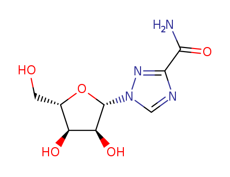 1-[(2S,3S,4S,5S)-3,4-dihydroxy-5-(hydroxymethyl)oxolan-2-yl]-1,2,4-triazole-3-carboxamide,206269-27-4