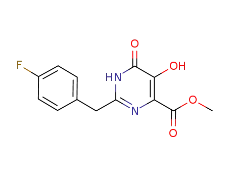 methyl-2-(4-fluorobenzyl)-5-hydroxy-6-oxo-1,6-dihydropyrimidine-4-carboxylate