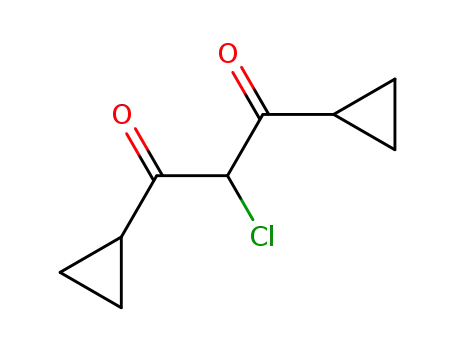 1,3-프로판디온, 2-클로로-1,3-디시클로프로필-(9CI)