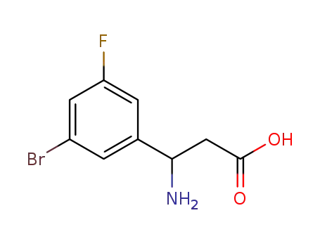 3-AMINO-3-(3-BROMO-5-FLUOROPHENYL)PROPANOIC ACID