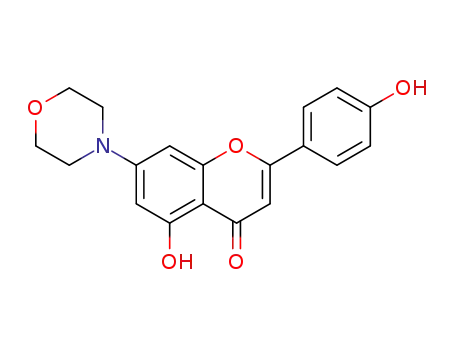 5-hydroxy-2-(4-hydroxyphenyl)-7-morpholino-4H-chromen-4-one