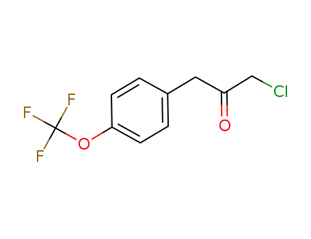 Molecular Structure of 851547-51-8 (2-Propanone, 1-chloro-3-[4-(trifluoromethoxy)phenyl]-)