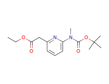 ethyl 2-{6-[(tert-butoxy)-N-methylcarbonylamino]-2-pyridyl}acetate