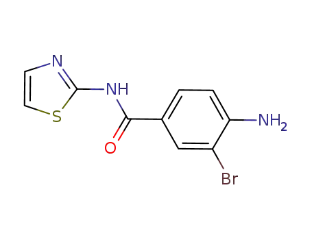 Benzamide, 4-amino-3-bromo-N-2-thiazolyl-