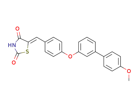 5-[4-(4'-methoxybiphenyl-3-yloxy)-benzylidene]-thiazolidine-2,4-dione