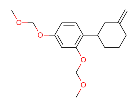(+/-)-2,4-bis(methoxymethoxy)-1-(3-methylenecyclohexyl)benzene