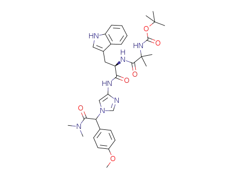 Molecular Structure of 220530-51-8 (C<sub>34</sub>H<sub>43</sub>N<sub>7</sub>O<sub>6</sub>)