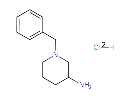 Molecular Structure of 876160-18-8 ((R)-1-Benzyl-3-aminopiperidine dihydrochloride)