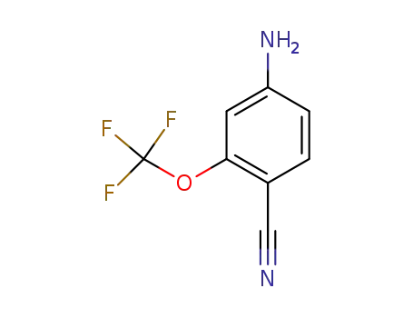 Molecular Structure of 609783-06-4 (4-amino-2-(trifluoromethoxy)benzonitrile)