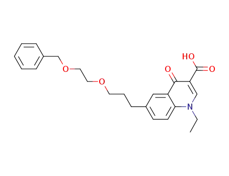 1-ethyl-4-oxo-6-[3-({2-[(phenylmethyl)oxy]ethyl}oxy)propyl]-1,4-dihydro-3-quinolinecarboxylic acid