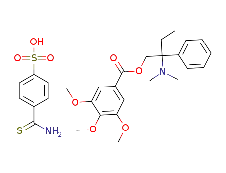 trimebutine 4-thiocarbamoylbenzenesulfonate
