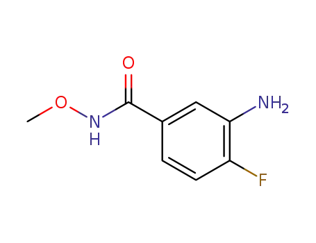Molecular Structure of 348165-47-9 (3-AMINO-4-FLUORO-N-METHOXYBENZAMIDE)