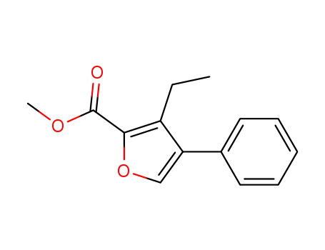 2-푸란카복실리산,3-에틸-4-페닐-,메틸에스테르(9CI)