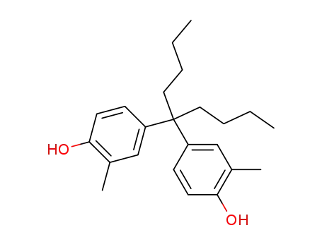Molecular Structure of 57100-73-9 (4,4'-(nonane-5,5-diyl)bis(2-methylphenol))