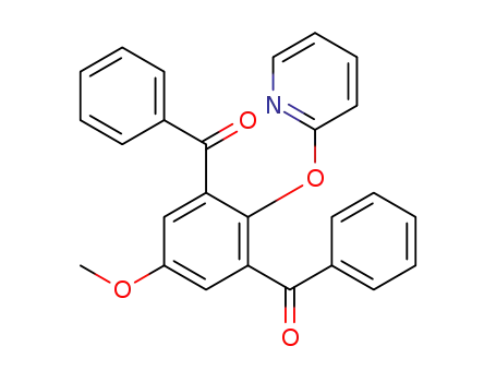 (5-methoxy-2-(pyridin-2-yloxy)-1,3-phenylene)bis(phenylmethanone)