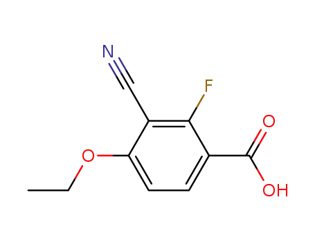 Benzoic acid, 3-cyano-4-ethoxy-2-fluoro-