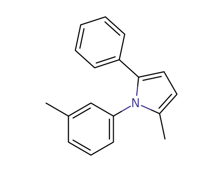 Molecular Structure of 357988-79-5 (2-methyl-5-phenyl-1-m-tolyl-1H-pyrrole)