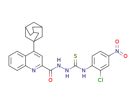 N-(2-chloro-4-nitrophenyl)-2-{[4-(tricyclo[3.3.1.1<sup>3,7</sup>]dec-1-yl)quinolin-2-yl]carbonyl}hydrazinecarbothioamide