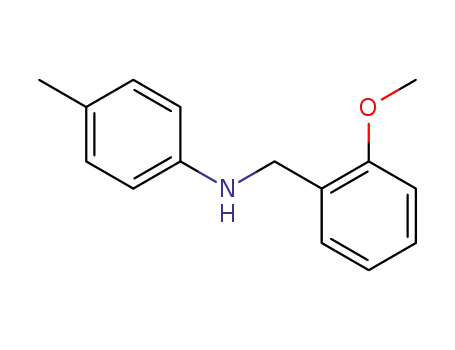 Molecular Structure of 130191-24-1 (N-[(2-methoxyphenyl)methyl]-4-methylaniline)