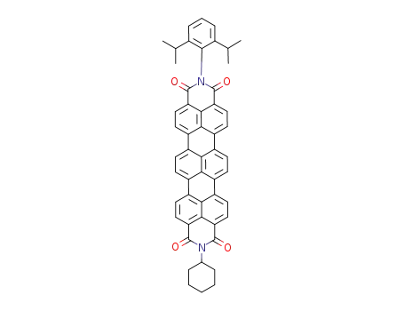 N-(2,6-diisopropylphenyl)-N'-cyclohexylterrylene-3,4:11,12-tetracarboxdiimide