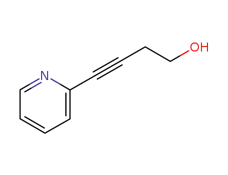 Molecular Structure of 395652-44-5 (3-Butyn-1-ol, 4-(2-pyridinyl)- (9CI))