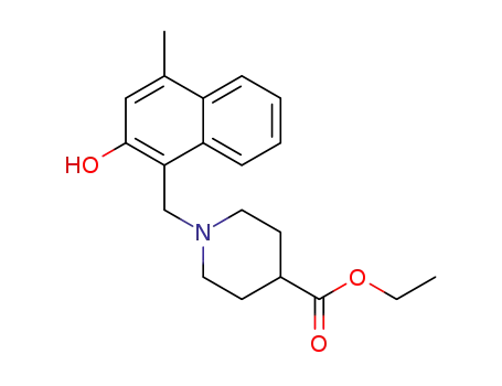 ethyl 1-((2-hydroxy-4-methylnaphthalen-1-yl)methyl)piperidine-4-carboxylate