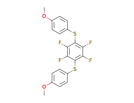 1,4-bis(4-methoxyphenylthio)-2,3,5,6-tetrafluorobenzene