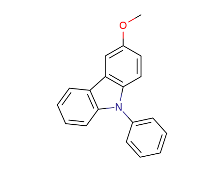 Molecular Structure of 1417618-07-5 (3-methoxy-9-phenyl-9H-carbazole)