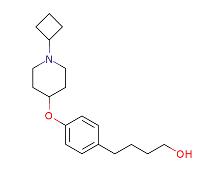 4-{4-[(1-cyclobutyl-4-piperidinyl)oxy]phenyl}-1-butanol