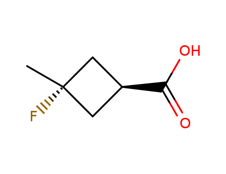 trans-3-fluoro-3-methylcyclobutane-1-carboxylic acid