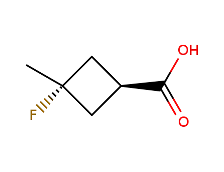 trans-3-fluoro-3-methylcyclobutane-1-carboxylic acid