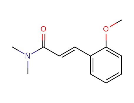 Molecular Structure of 130317-77-0 ((E)-N,N-dimethyl-3-(2-methoxyphenyl)prop-2-enamide)