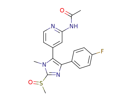N-{4-[5-(4-Fluoro-phenyl)-3-methyl-2-methylsulfanyl-3H-imidazol-4-yl]-pyridin-2-yl}-acetamide