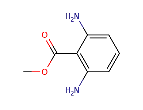 Molecular Structure of 32114-64-0 (2,6-Diaminobenzoic acid methyl ester)