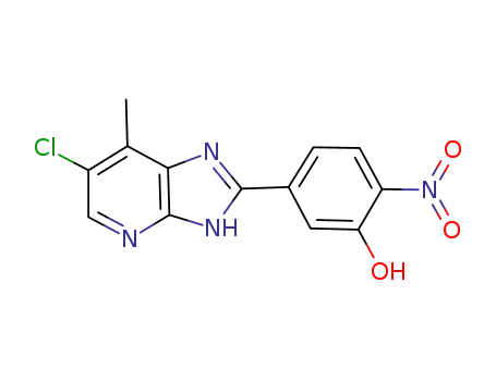 5-(6-chloro-7-methyl-3H-imidazo[4,5-b]pyridin-2-yl)-2-nitrophenol