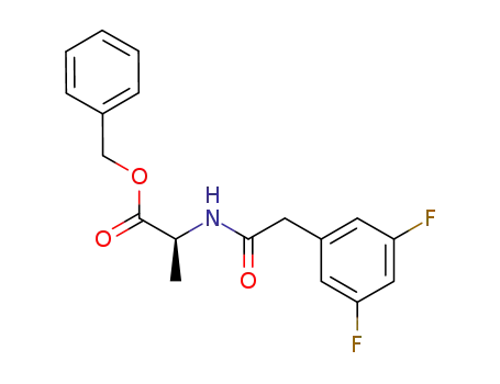 L-Alanine, N-[(3,5-difluorophenyl)acetyl]-, phenylmethyl ester