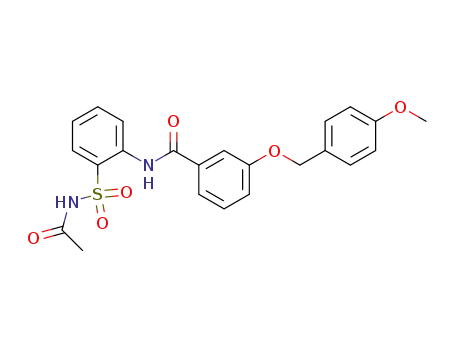 N-[2-[3-(4-Methoxybenzyloxy)benzamido]benzenesulfonyl]acetamide