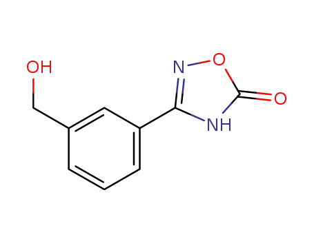 Molecular Structure of 888968-71-6 (1,2,4-Oxadiazol-5(2H)-one, 3-[3-(hydroxymethyl)phenyl]-)