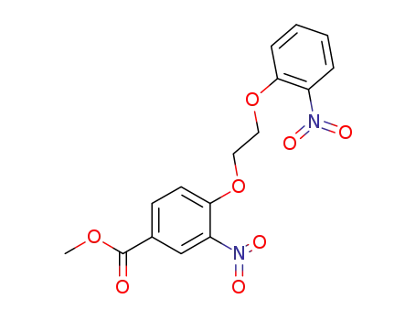 Benzoic acid, 3-nitro-4-[2-(2-nitrophenoxy)ethoxy]-, methyl ester